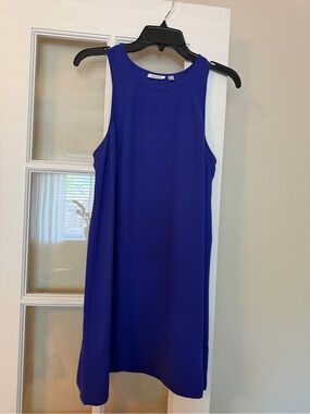 Tildon Cobalt Blue Sleeveless Shift Mini Dress